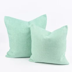 Kissenhülle Dallas Strukturstoff uni mint 50x50cm