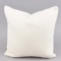 Kissenhülle Dallas Strukturstoff uni weiß 40x40cm