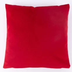 Kissenhülle Duval Samtkissen rot 40x40cm