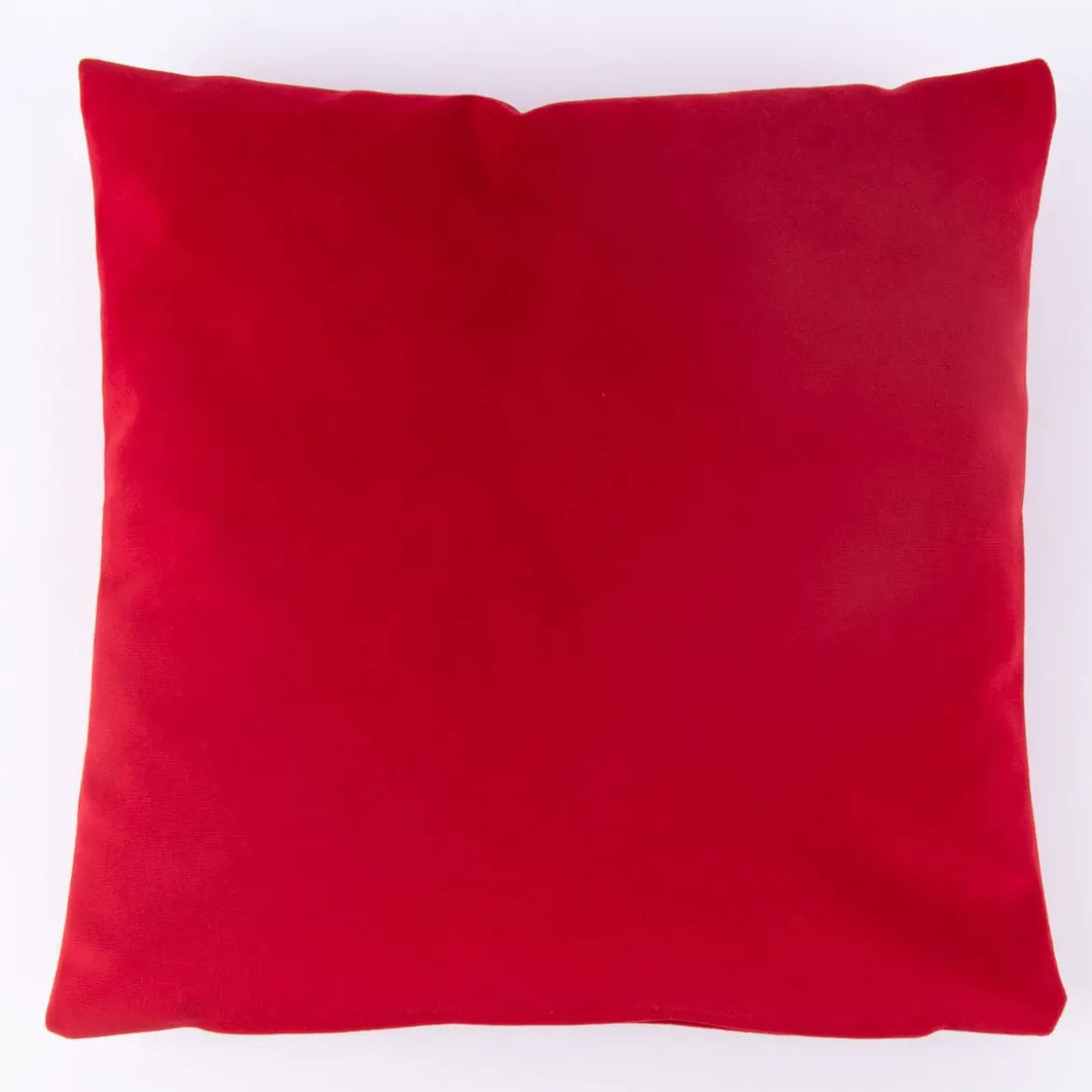 Kissenhülle Duval Samtkissen rot 40x40cm