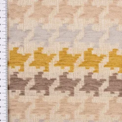 Kissenhülle Mira Hahnentritt beige gelb in versch. Größen von SCHÖNER LEBEN.