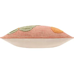 Kissenhülle Moloko Palmen Stickerei pink sunset rosé 40x60cm