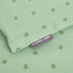Kissenhülle Punkte grün in versch. Größen von SCHÖNER LEBEN.