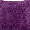 Kissenhülle "Fluffy" aubergine, ca. 50x50cm