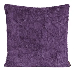 Kissenhülle "Fluffy" aubergine 70x70cm