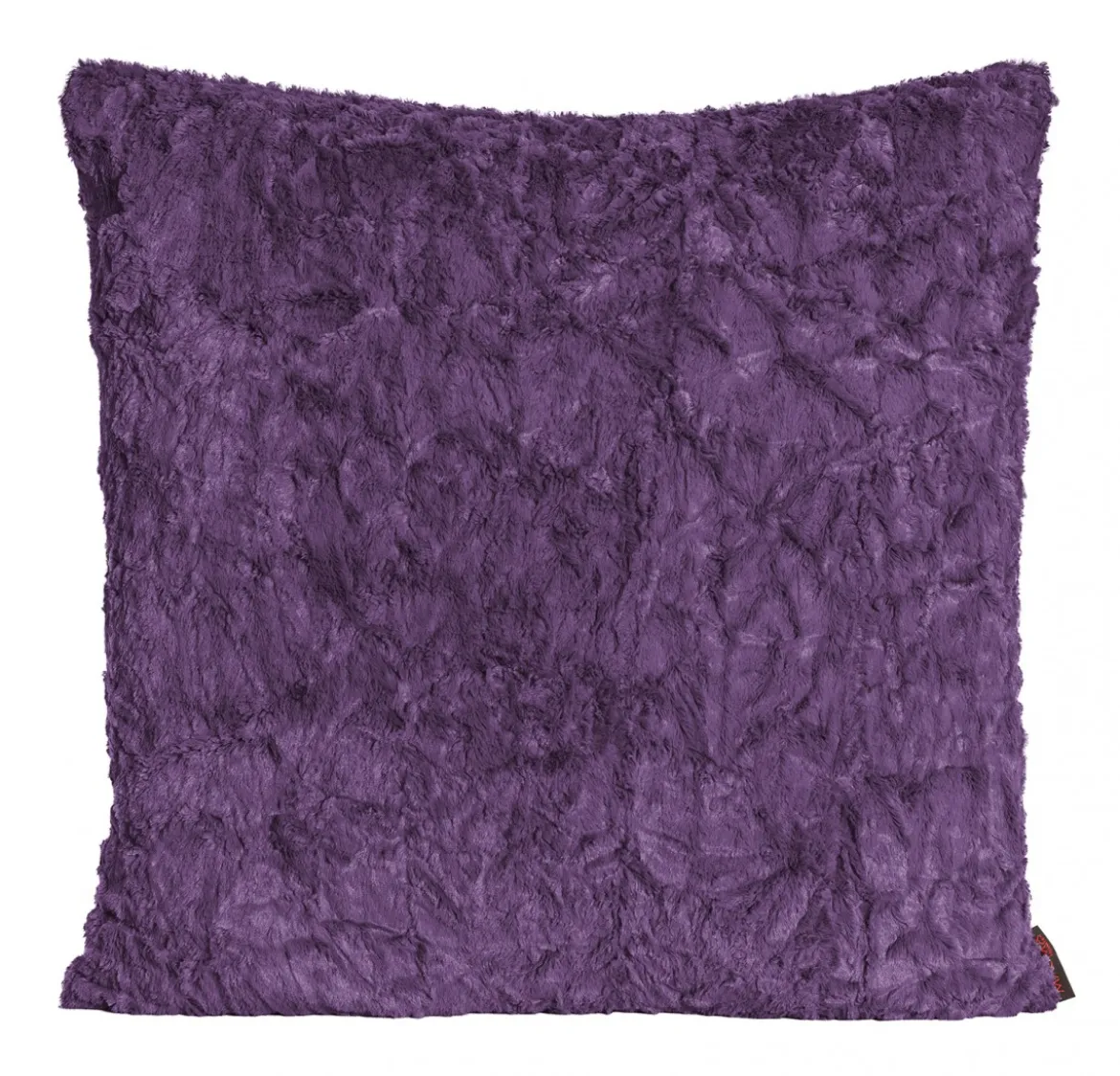 Kissenhülle "Fluffy" aubergine 70x70cm
