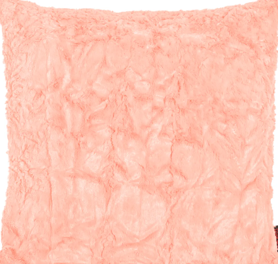 Kissenhülle "Fluffy" apricot 50x50cm