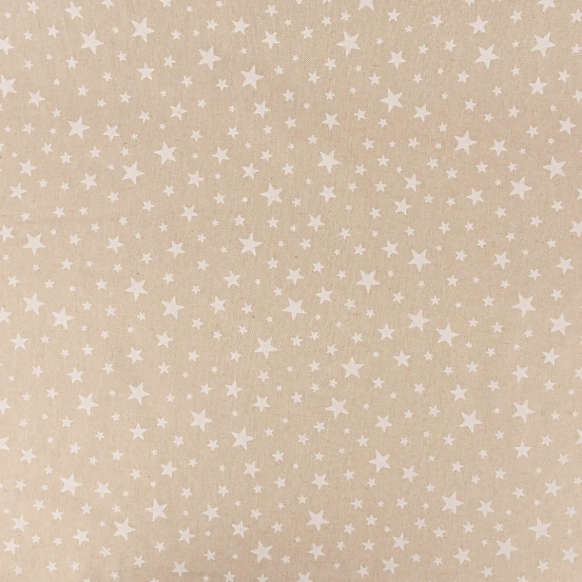 Kissenhülle Weihnachten Leinenlook Basic Star Sterne natur weiß in versch. Größen von SCHÖNER LEBEN.