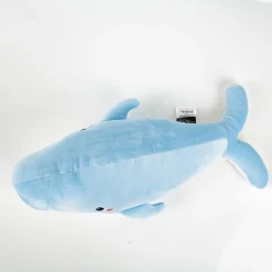 Kissen Spandex Super Soft Plüsch Cuddle Whale Walfisch blau 50cm