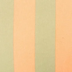 Kissen Summer Stripes mit Rüschenrand Baumwolle peach grün 45x45cm