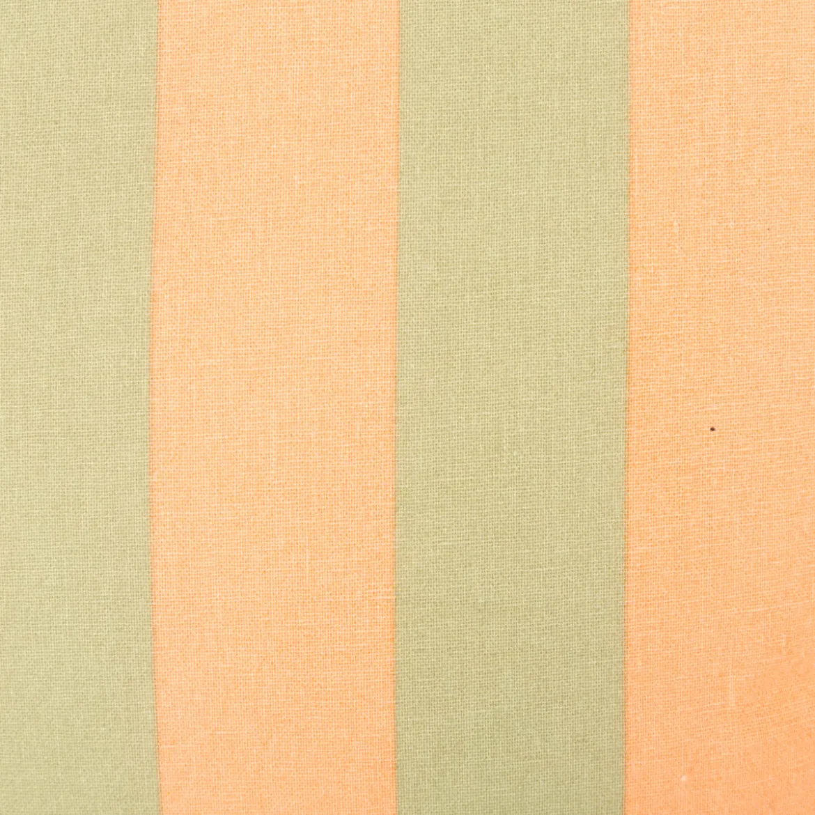 Kissen Summer Stripes mit Rüschenrand Baumwolle peach grün 45x45cm