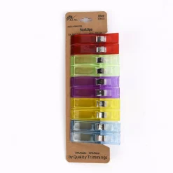 Klammern Stoff Clips groß 10 Stück 5,5x1,2cm