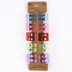 Klammern Stoff Clips klein 20 Stück 2,5x1cm
