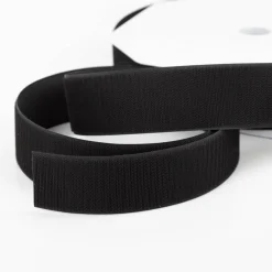 Klettband Hakenband 50 mm schwarz zum Aufnähen Meterware