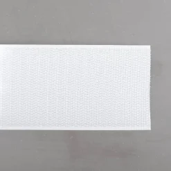 Klettband Hakenband 50 mm weiß zum Aufnähen Meterware