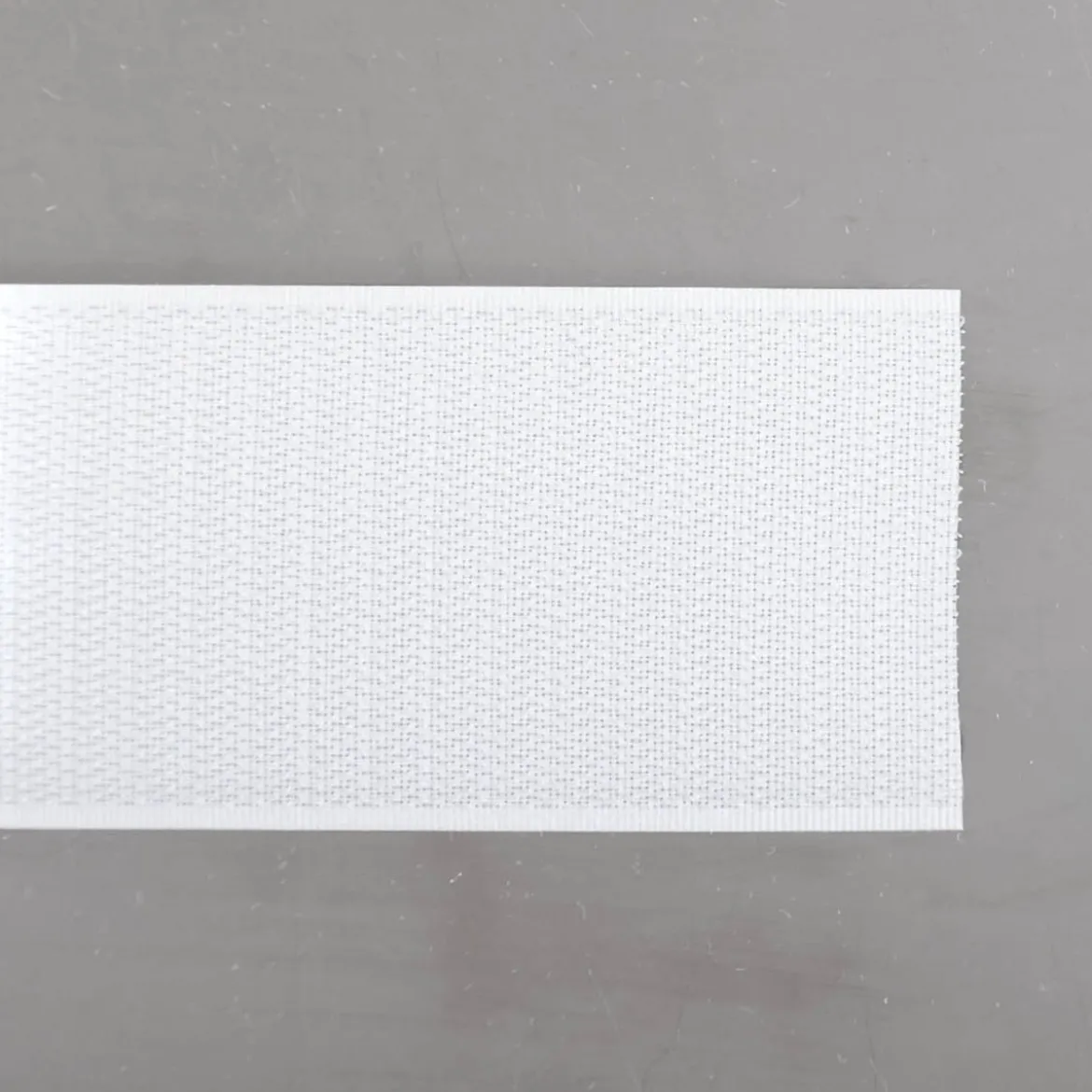 Klettband Hakenband 50 mm weiß zum Aufnähen Meterware