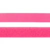 Klettverschluss 2teilig Meterware mit Flausch und Pilzseite pink Breite 25mm