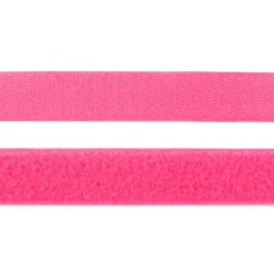 Klettverschluss 2teilig Meterware mit Flausch und Pilzseite pink Breite 25mm