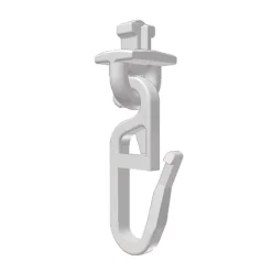 Knicki Rapid Gleiter für 4mm-Schienen zum Ein- und Ausdrehen für 4mm Nut weiß 100er Pack