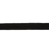 Knopfgummi Gummiband für Knöpfe schwarz 19mm