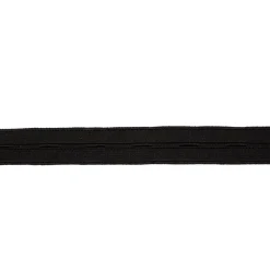 Knopfgummi Gummiband für Knöpfe schwarz 19mm