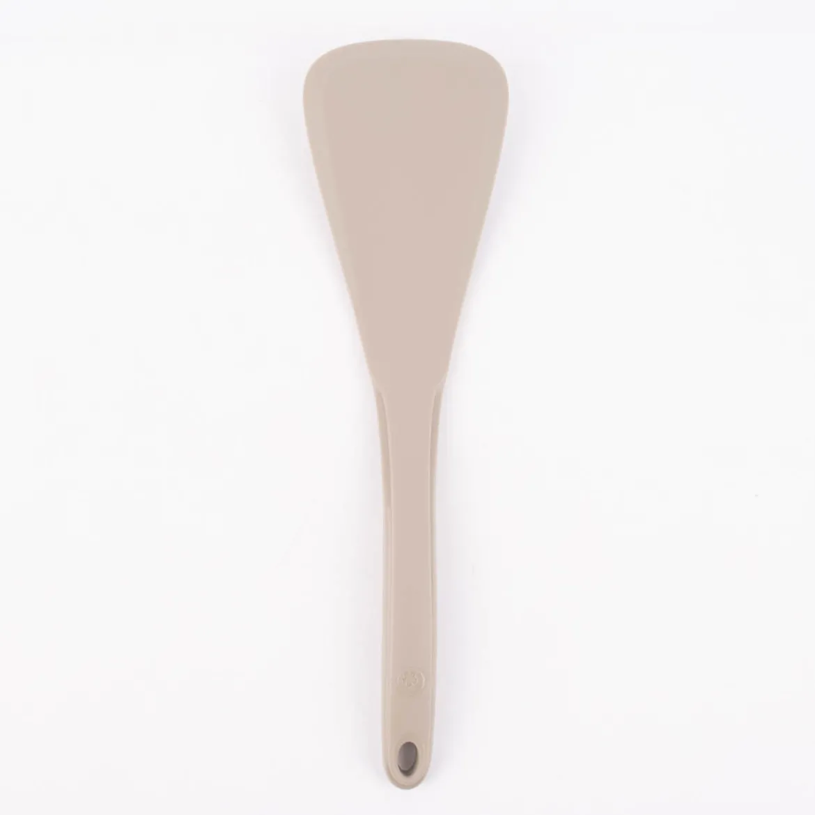 Kochblume Designwender Pfannenwender Silikonwender mit Edelstahlkern 30cm taupe