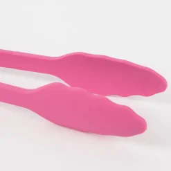 Kochblume Gourmetzange Servierzange Silikon mit Edelstahlkern 33cm pink