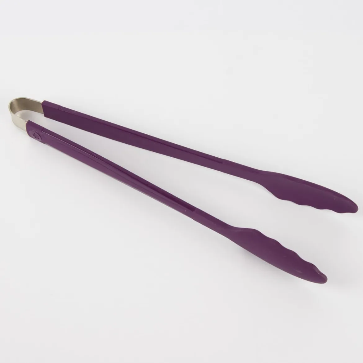 Kochblume Gourmetzange Servierzange Silikon mit Edelstahlkern 33cm lila