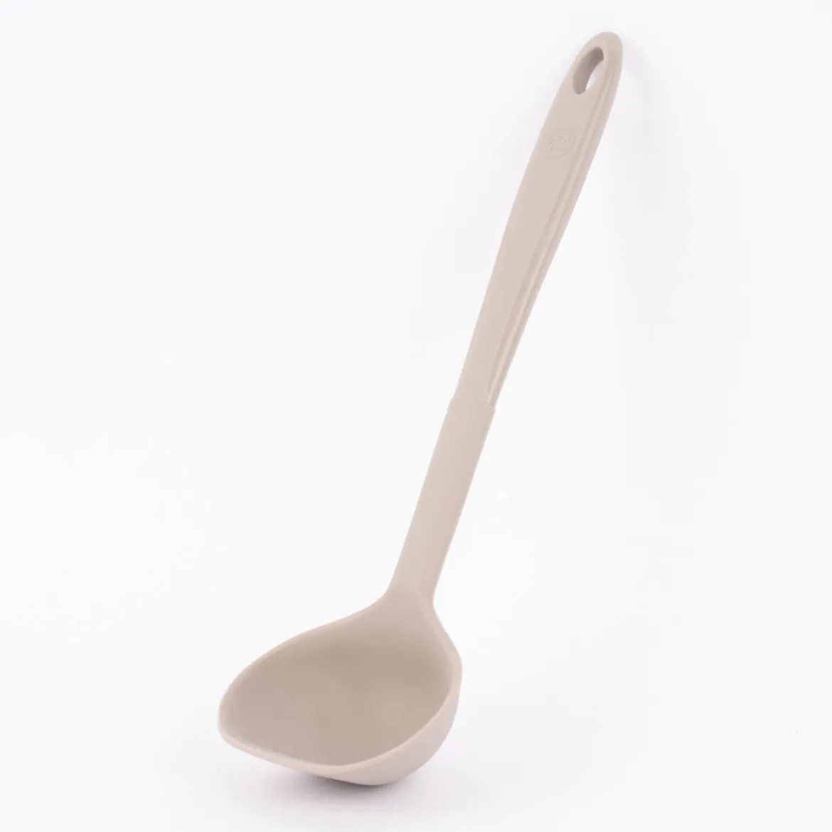 Kochblume Junior Schöpfkelle S Silikon mit Edelstahlkern 25cm taupe