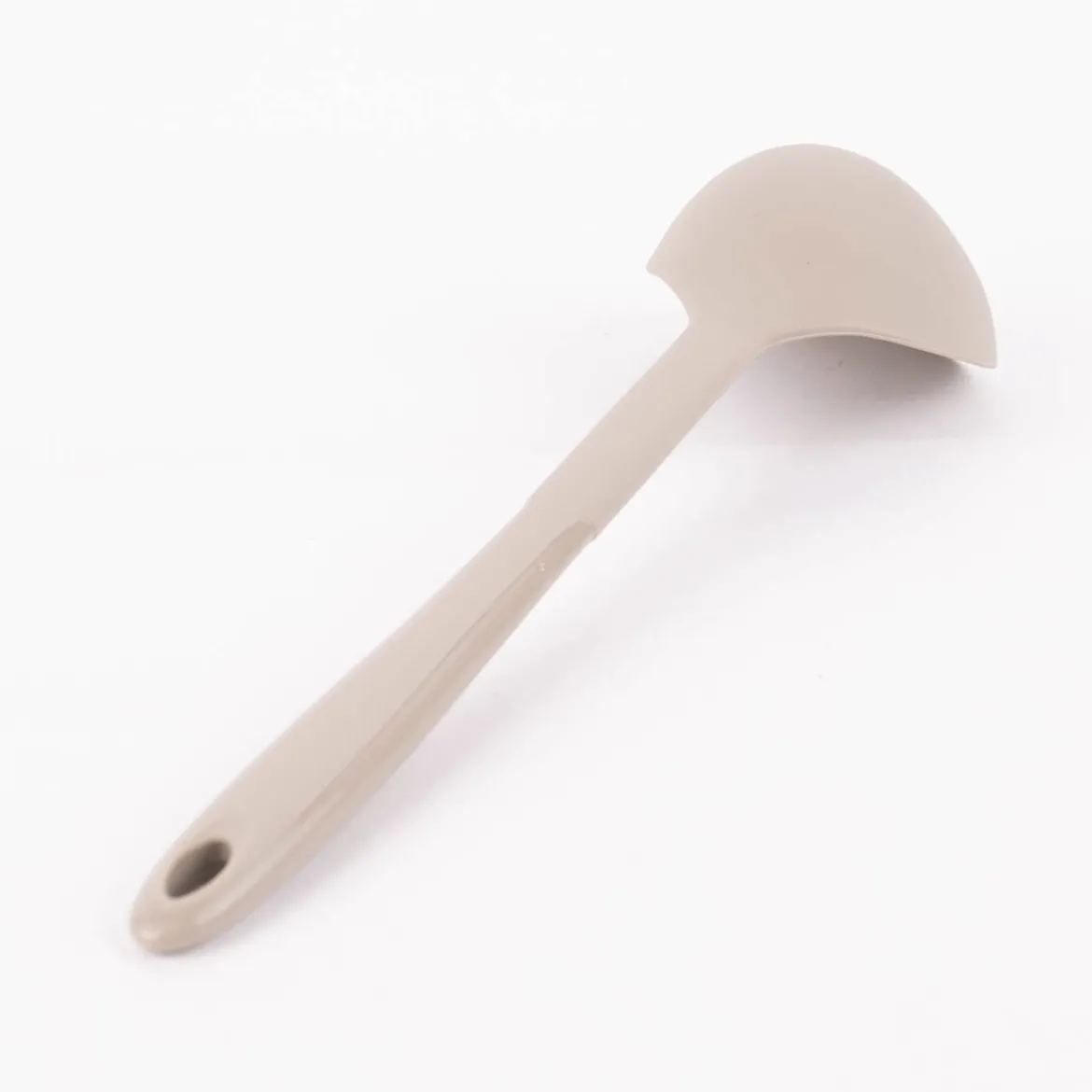 Kochblume Junior Schöpfkelle S Silikon mit Edelstahlkern 25cm taupe