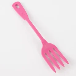 Kochblume Küchengabel Serviergabel Silikongabel 27cm pink