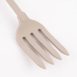 Kochblume Küchengabel Serviergabel Silikongabel 27cm taupe