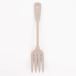 Kochblume Küchengabel Serviergabel Silikongabel 27cm taupe