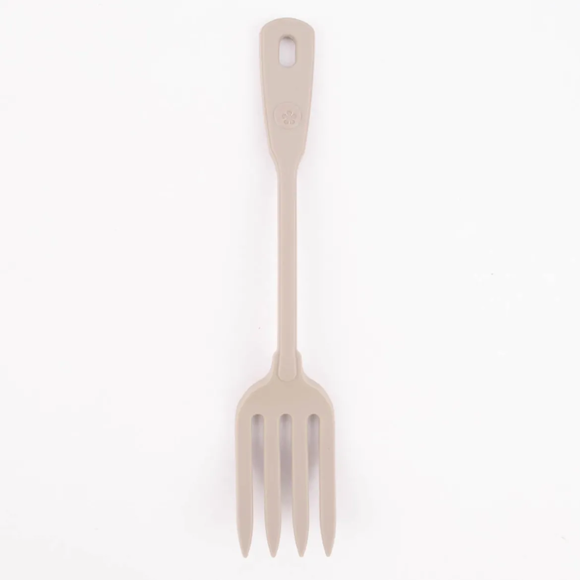 Kochblume Küchengabel Serviergabel Silikongabel 27cm taupe