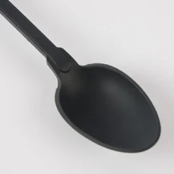 Kochblume Küchenlöffel Servierlöffel Silikonlöffel 27cm anthrazit