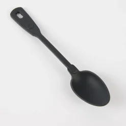 Kochblume Küchenlöffel Servierlöffel Silikonlöffel 27cm anthrazit