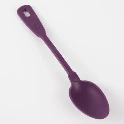 Kochblume Küchenlöffel Servierlöffel Silikonlöffel 27cm lila