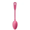 Kochblume Küchenlöffel Servierlöffel Silikonlöffel 27cm pink