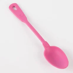 Kochblume Küchenlöffel Servierlöffel Silikonlöffel 27cm pink