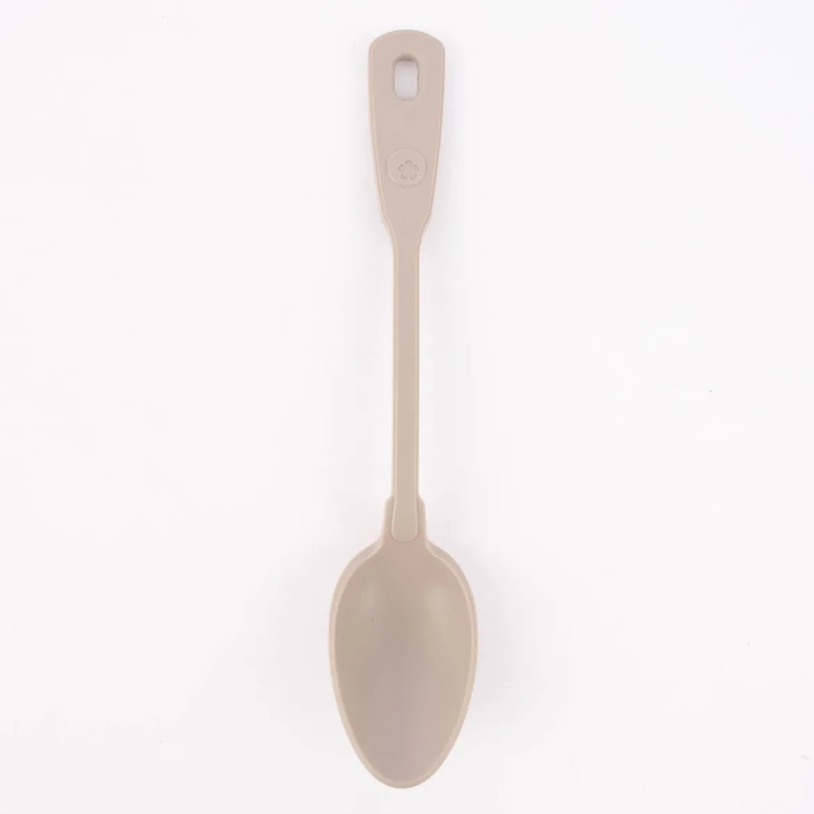 Kochblume Küchenlöffel Servierlöffel Silikonlöffel 27cm taupe