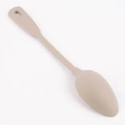 Kochblume Küchenlöffel Servierlöffel Silikonlöffel 27cm taupe