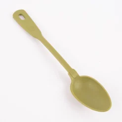 Kochblume Küchenlöffel Servierlöffel Silikonlöffel 27cm olive