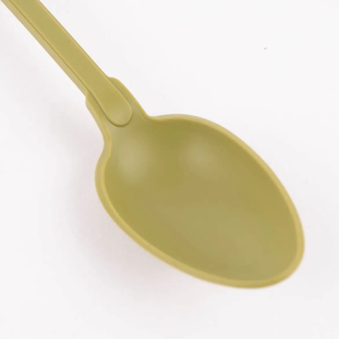 Kochblume Küchenlöffel Servierlöffel Silikonlöffel 27cm olive