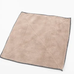 Kochblume Microfasertuch taupe ca. 30x30cm