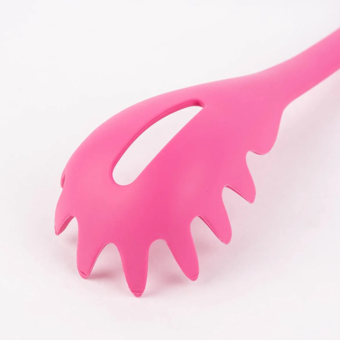 Kochblume Pastalöffel Spaghettiheber Silikon mit Edelstahlkern 32cm verschiedene Farben