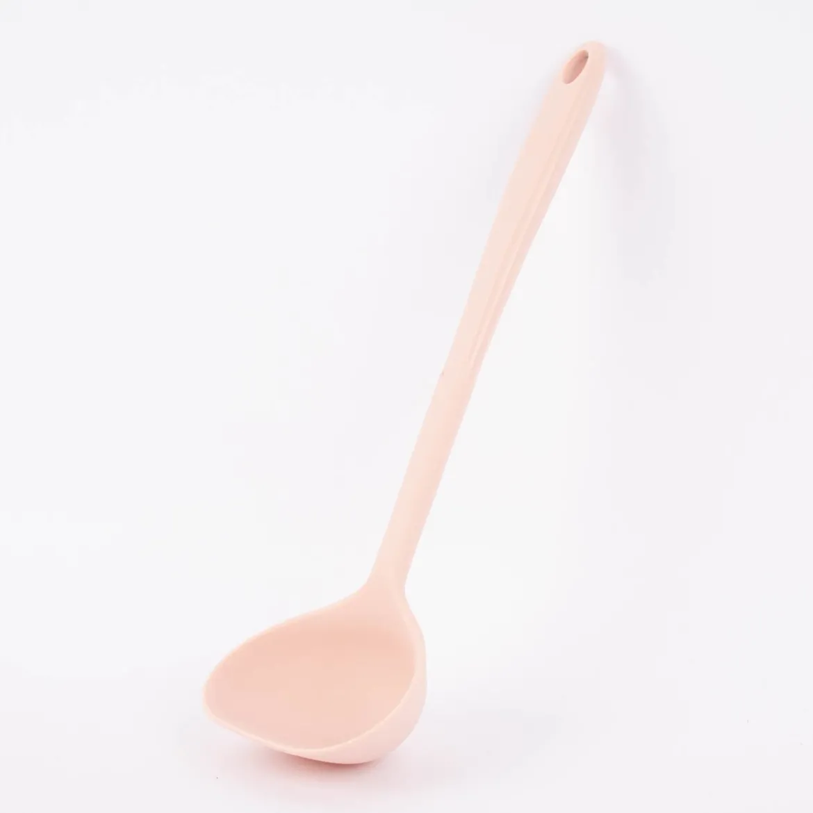 Kochblume Schöpfkelle L Silikon mit Edelstahlkern 32cm puderrosa