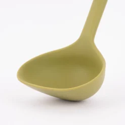 Kochblume Schöpfkelle L Silikon mit Edelstahlkern 32cm olive