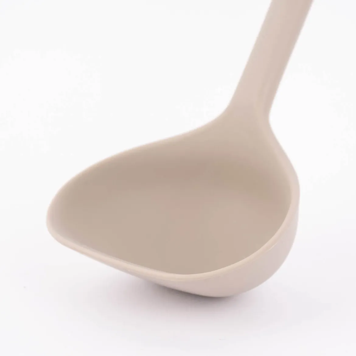 Kochblume Schöpfkelle L Silikon mit Edelstahlkern 32cm taupe