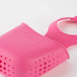 Kochblume Schwammhalter Aufhängetasche Silikon pink