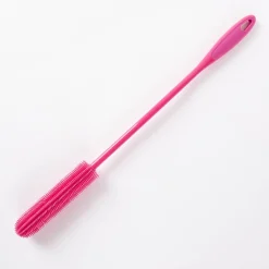 Kochblume Silikon Flaschenbürste Spülbürste Slim 45cm pink